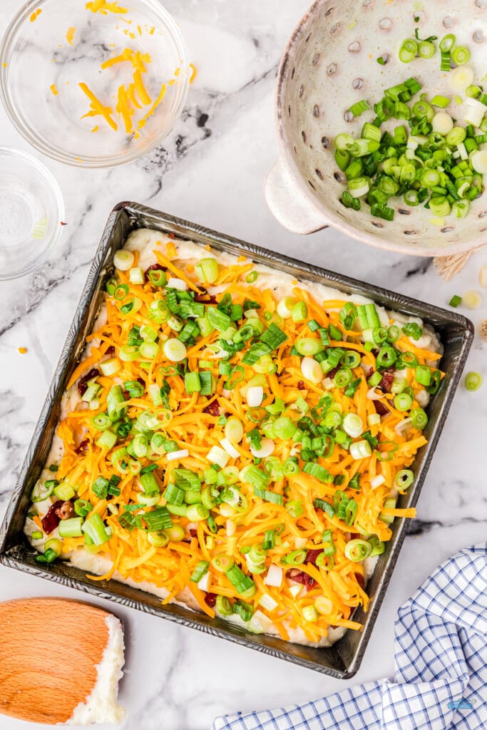 unbaked mashed potato casserole