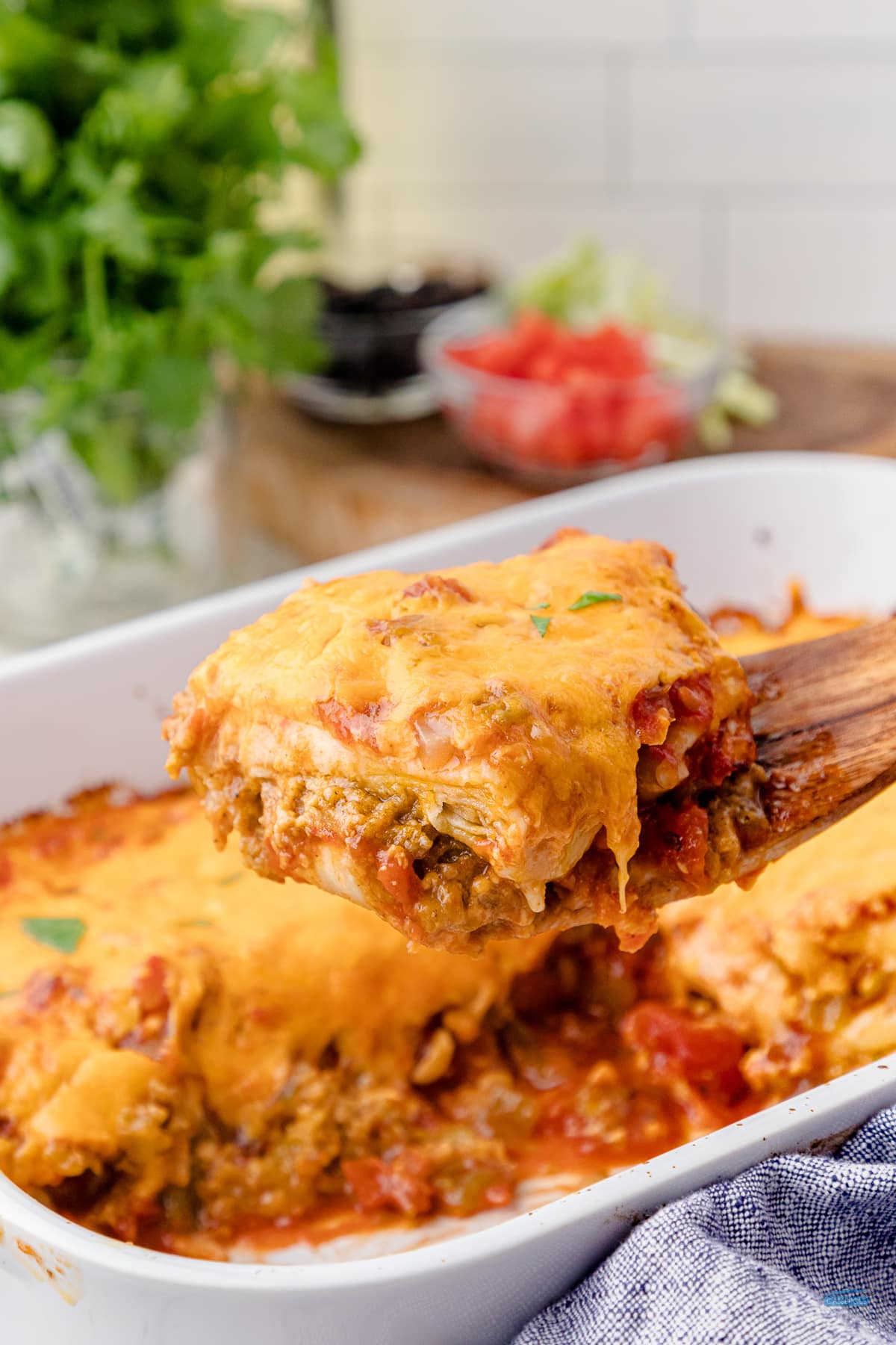 frozen burrito bake is an easy meal for busy weeknights.