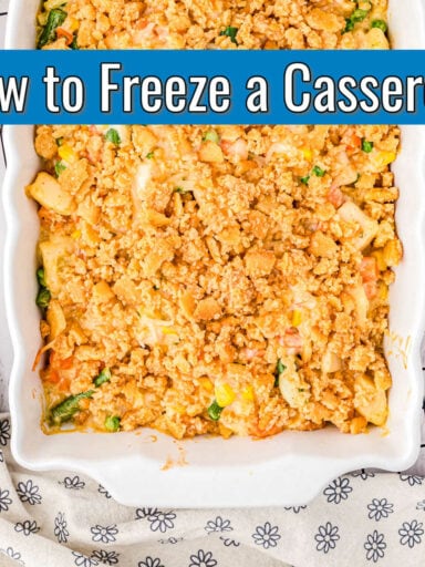 how to freeze a casserole title banner