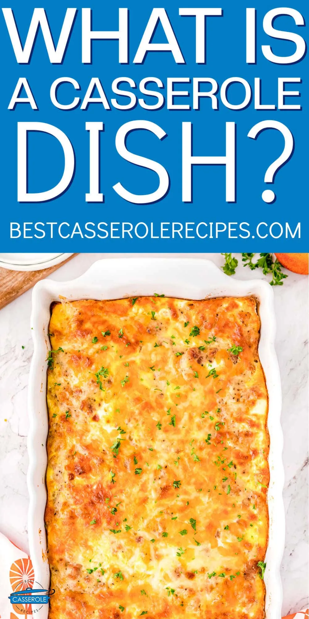 what is a casserole dish title banner