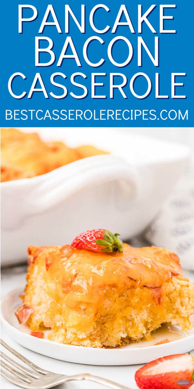 Easy Pancake Bacon Casserole