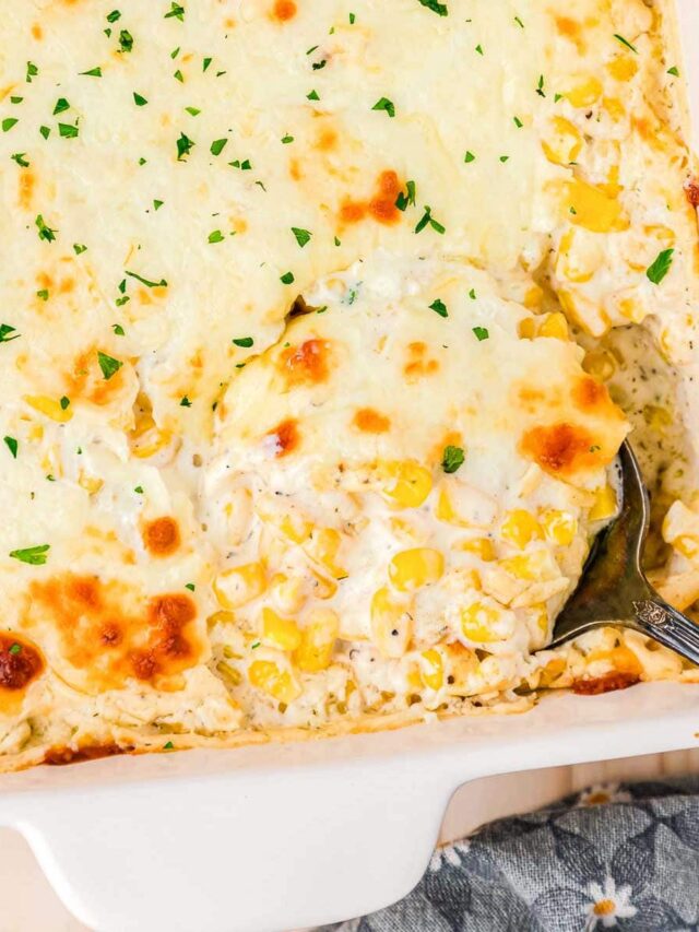 Slow Cooker Macaroni and Corn Casserole (Super Easy!)