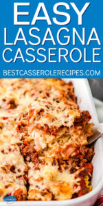 Cheesy Lasagna Casserole (Easy!!!) Best Casserole Recipes