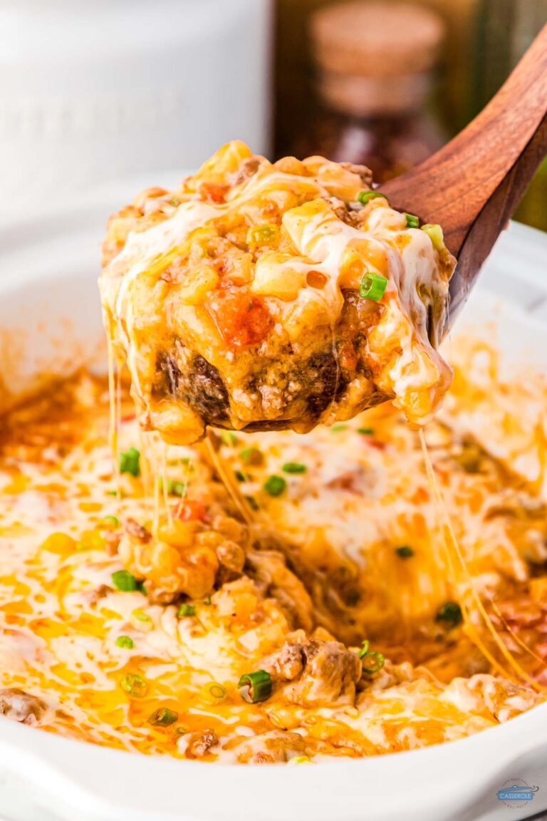 Crock Pot Beefy Potato Taco Casserole Best Casserole Recipes