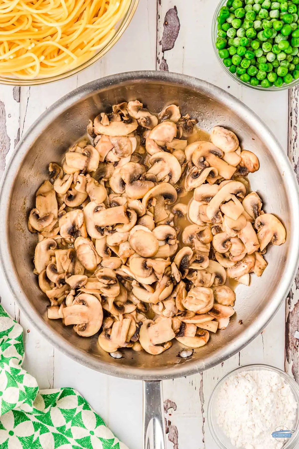 use sunflower oil to replace butter in cooking mushrooms