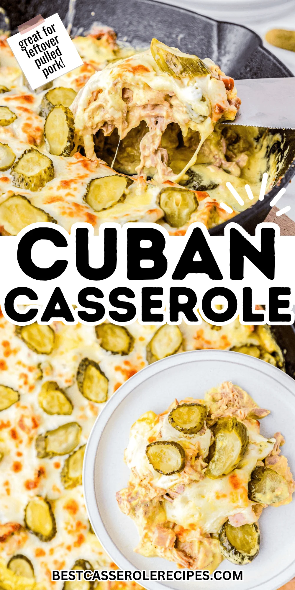 cuban casserole collage