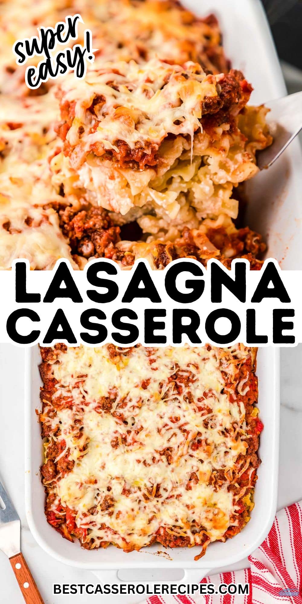 lasagna casserole collage
