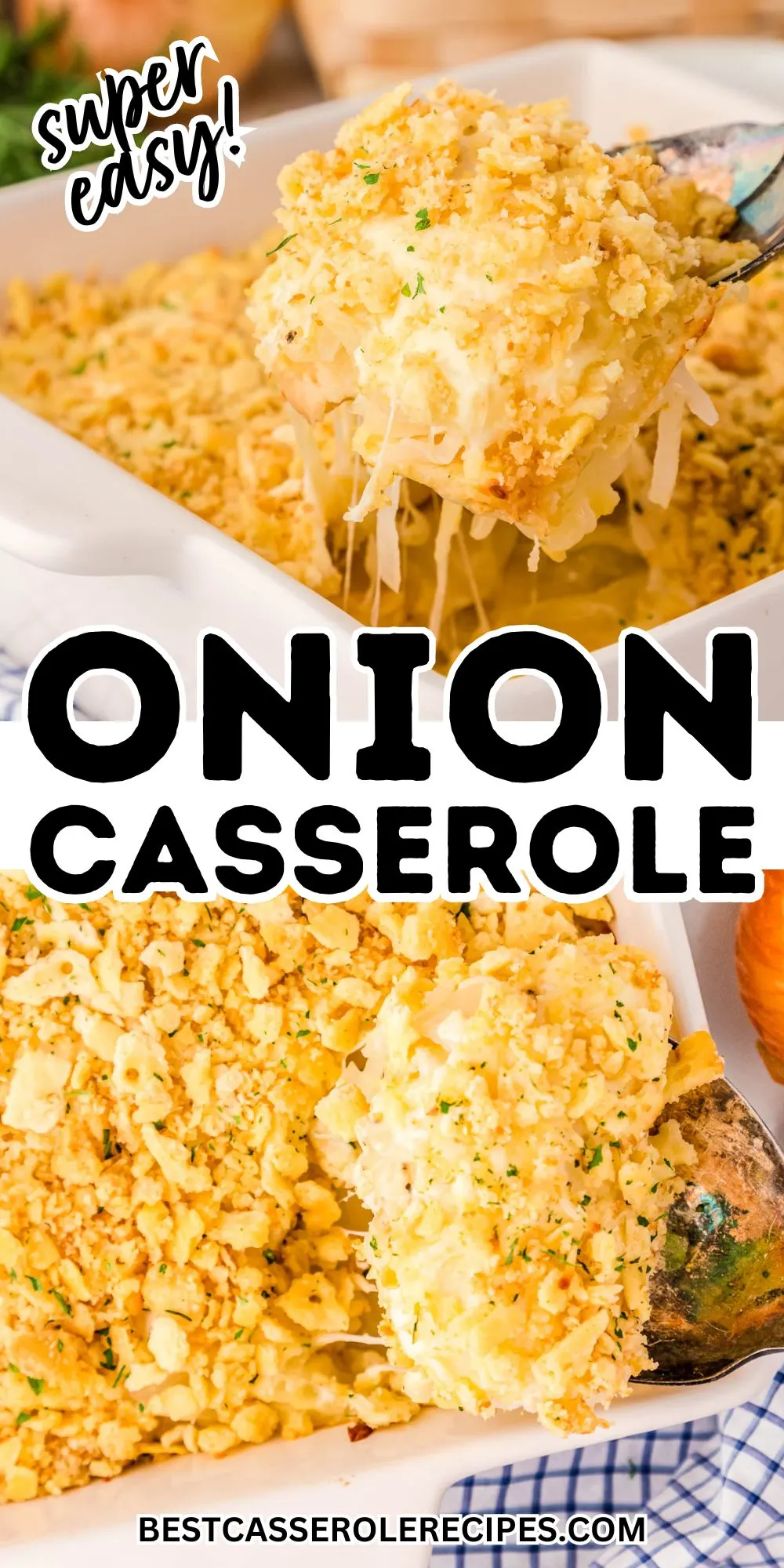 onion casserole collage
