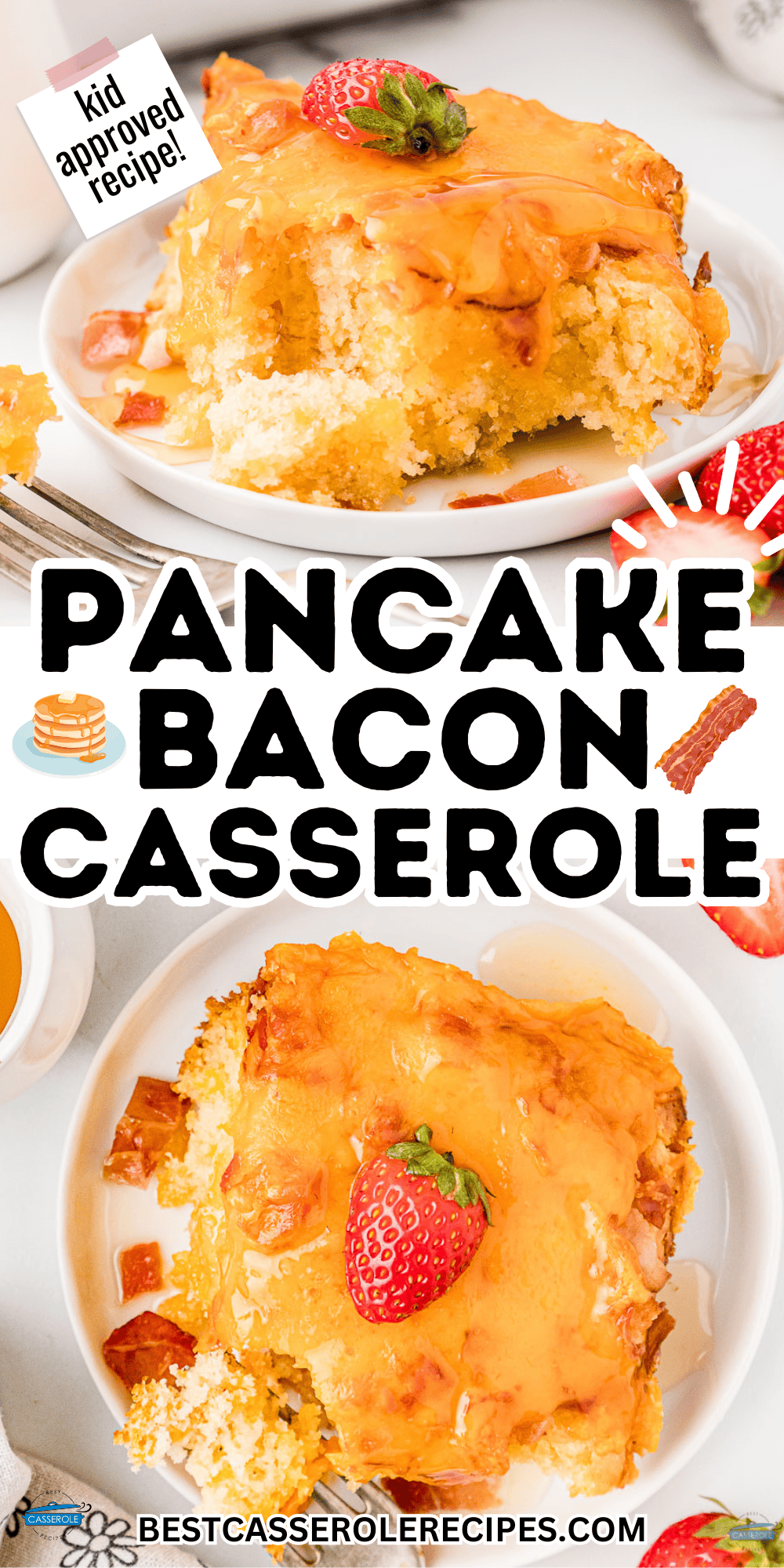 bacon pancake casserole for breakfast