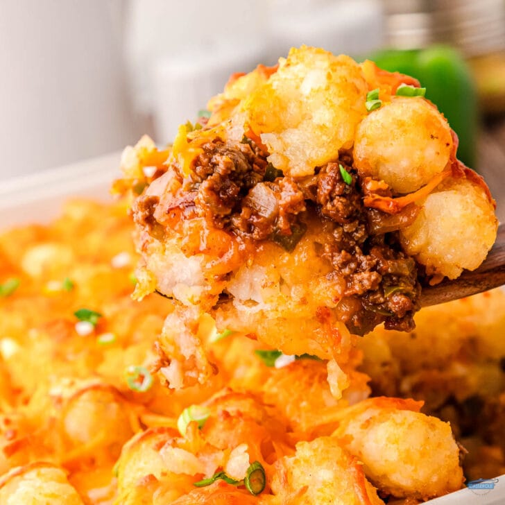 Sloppy Joe Tater Tot Casserole - Best Casserole Recipes