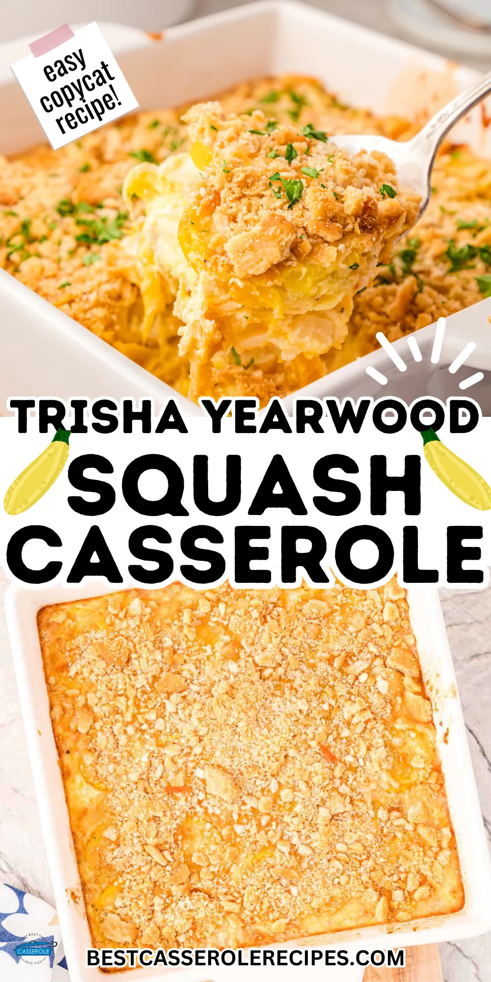 squash casserole using Trisha Yearwood's recipe