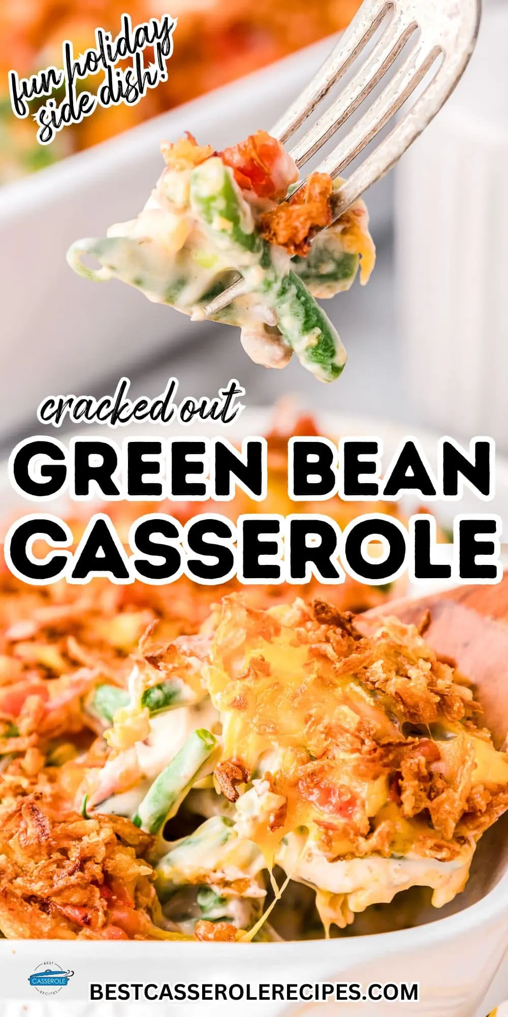 crack green bean casserole collage